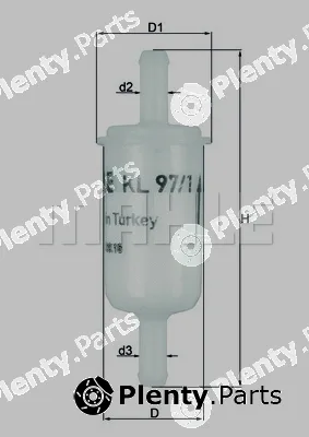 Mahle KL97/1 — Fuel Filter