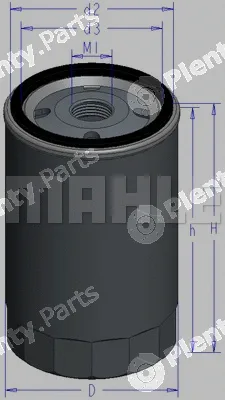 Mahle OC489 — Oil Filter