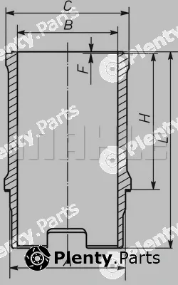 Mahle 029WN1600 — Cylinder Sleeve