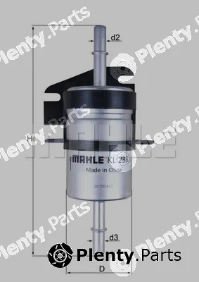 Mahle KL238 — Fuel Filter