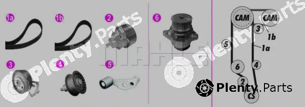Mahle CPK16000P — Water Pump & Timing Belt Kit BEHR *** PREMIUM LINE ***