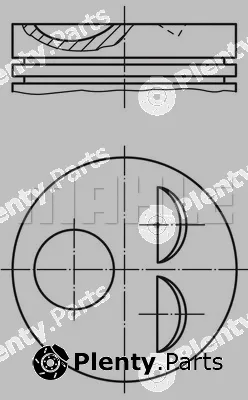 Mahle 0113800 — Piston