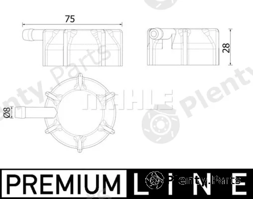 Mahle CRB145000P — Cap, coolant tank BEHR *** PREMIUM LINE ***