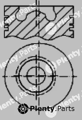 Mahle E0210345 — Piston