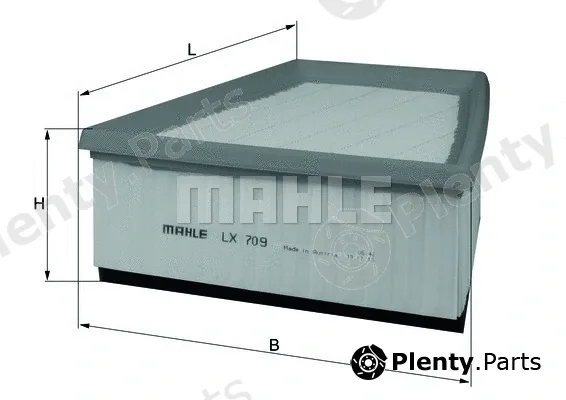 Mahle LX709 — Air Filter