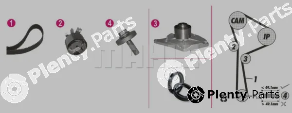 Mahle CPK84000P — Water Pump & Timing Belt Kit BEHR *** PREMIUM LINE ***