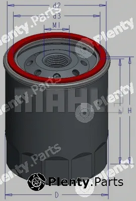Mahle OC595 — Oil Filter