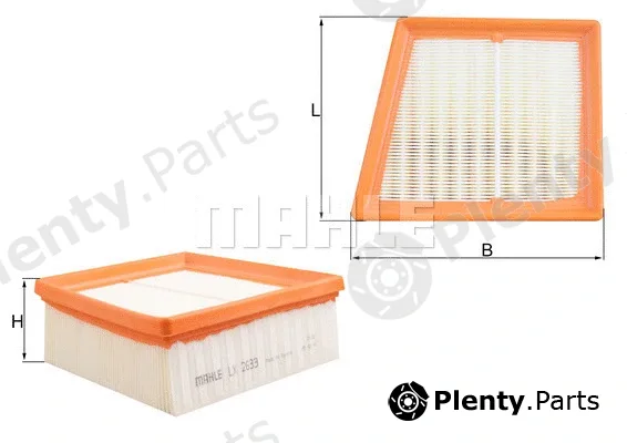 Mahle LX2633 — Air Filter