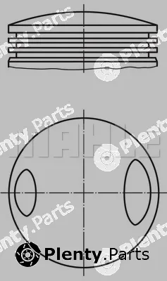 Mahle 0814700 — Piston