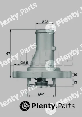 Mahle TI6887D — Thermostat, coolant BEHR