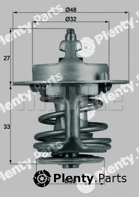 Mahle TX6383 — Thermostat, coolant BEHR