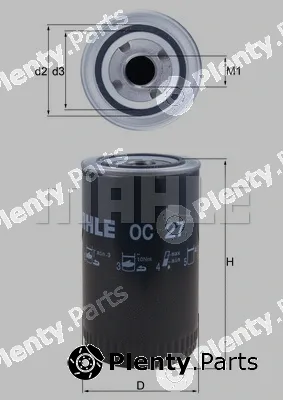 Mahle OC27 — Oil Filter