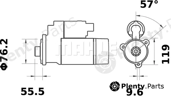 Mahle MS384 — Starter