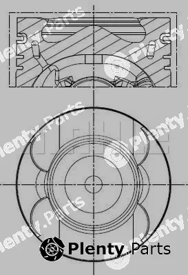 Mahle 001PI00133000 — Piston
