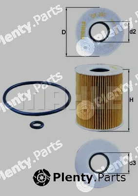 Mahle OX203D — Oil Filter