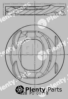 Mahle 028PI00118000 — Piston