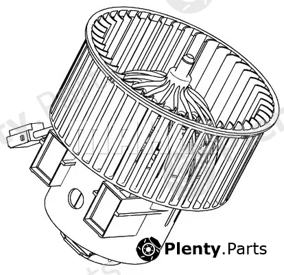 Mahle AB116000P — Interior Blower BEHR *** PREMIUM LINE ***