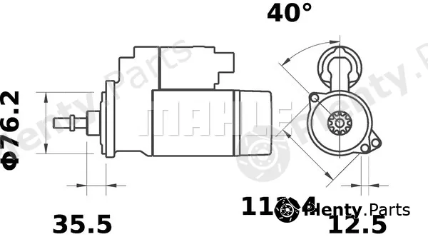 Mahle MS234 — Starter