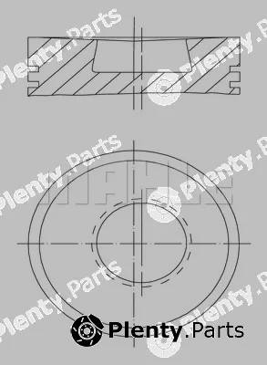 Mahle 0037200 — Piston