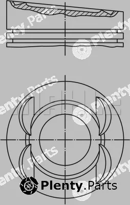 Mahle 0280300 — Piston