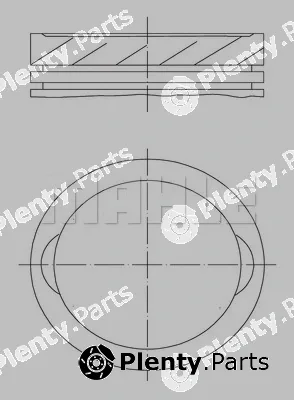 Mahle 0339800 — Piston