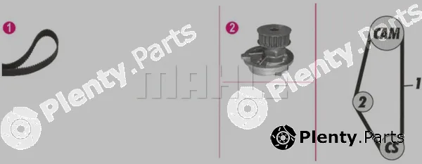 Mahle CPK125000P — Water Pump & Timing Belt Kit BEHR *** PREMIUM LINE ***