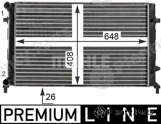Mahle CR30000P — Radiator, engine cooling BEHR *** PREMIUM LINE ***