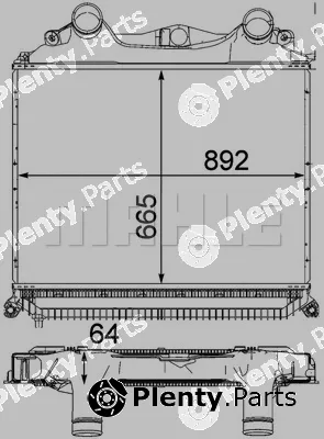 Mahle CI121000P — Charge Air Cooler BEHR *** PREMIUM LINE ***