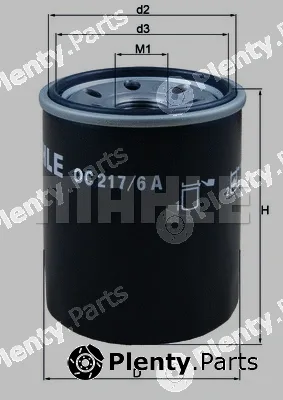Mahle OC217/6A — Oil Filter