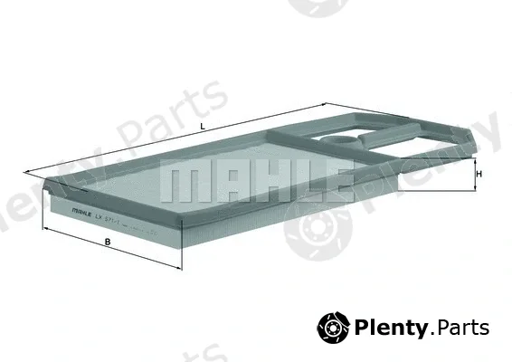 Mahle LX571/1 — Air Filter