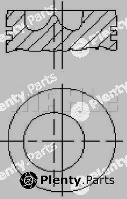 Mahle E21550 — Piston