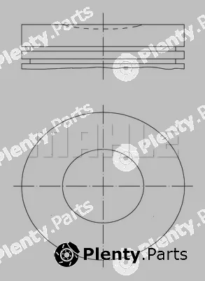 Mahle 0401600 — Piston