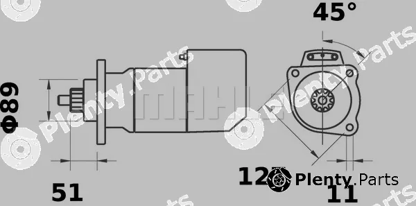 Mahle MS573 — Starter