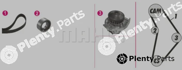 Mahle CPK126000P — Water Pump & Timing Belt Kit BEHR *** PREMIUM LINE ***