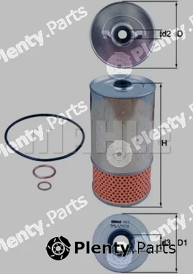 Mahle OX78D1 — Oil Filter