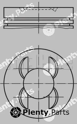 Mahle 028PI00153000 — Piston