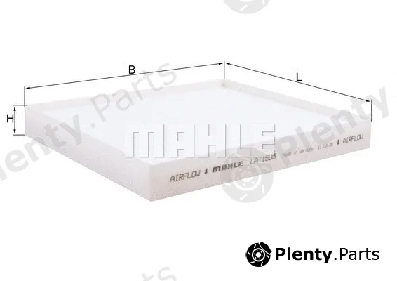Mahle LA1505 — Filter, cabin air