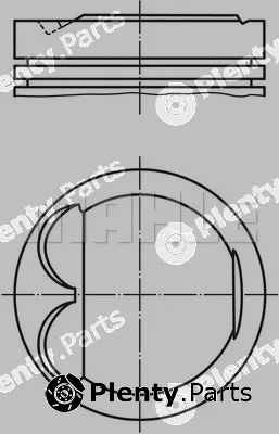 Mahle 0826700 — Piston