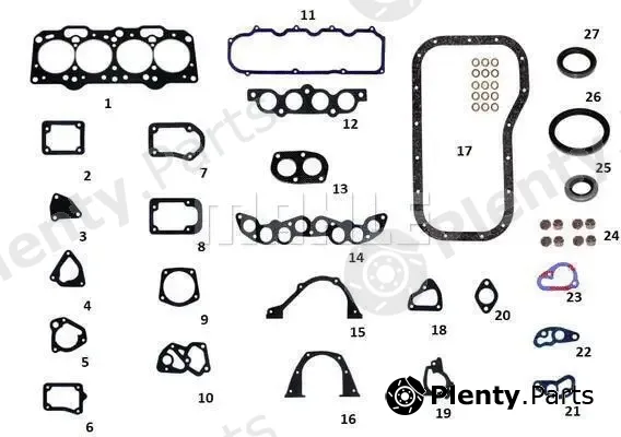 Mahle JM25210/4 — Full Gasket Kit, engine
