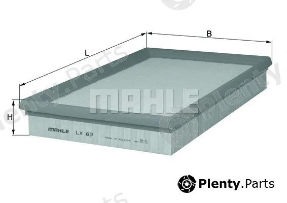 Mahle LX63 — Air Filter