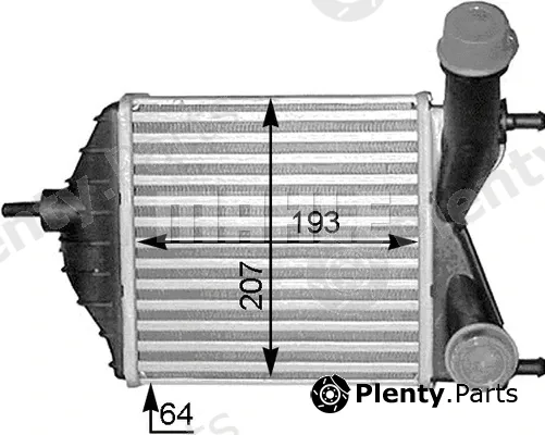 Mahle CI378000S — Charge Air Cooler BEHR