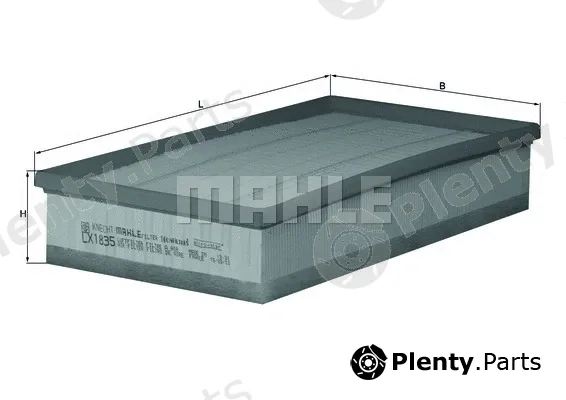 Mahle LX1835 — Air Filter