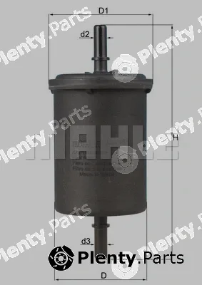 Mahle KL416/1 — Fuel Filter