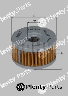 Mahle OX408 — Oil Filter