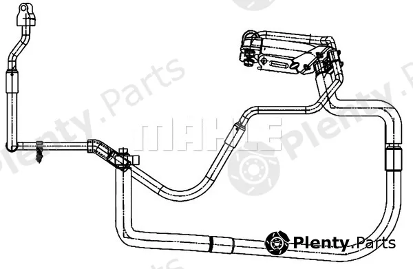 Mahle AP110000P — High-/Low Pressure Line, air conditioning BEHR *** PREMIUM LINE ***