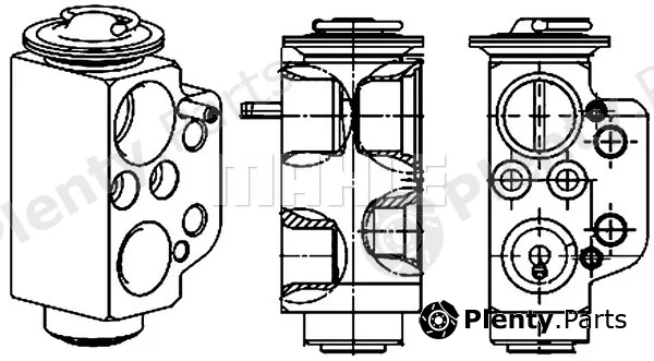 Mahle AVE71000P — Expansion Valve, air conditioning BEHR *** PREMIUM LINE ***