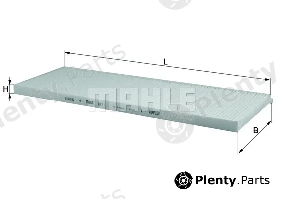 Mahle LA11 — Filter, cabin air