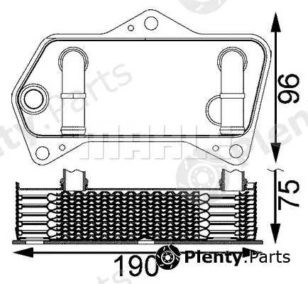 Mahle CLC202000S — Oil Cooler, automatic transmission BEHR