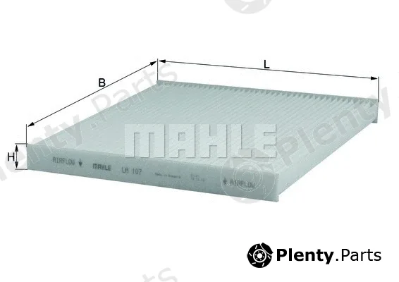 Mahle LA107 — Filter, cabin air