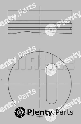 Mahle 0210100 — Piston